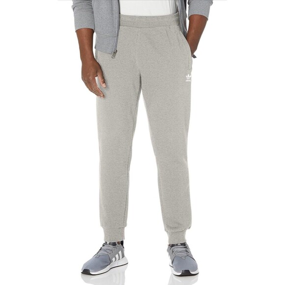 Adidas Originals Men's Essentials Trefoil Pants Gray Heather Size 3XL- NEW -